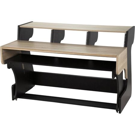 Estación de Trabajo Zaor Miza 88 XL Flex (Roble y Negro, 62