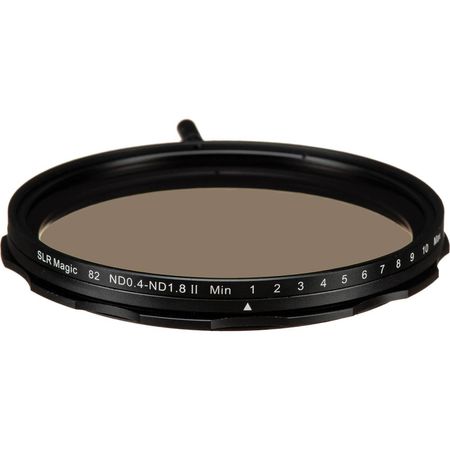 Filtro de Densidad Neutra Variable SLR Magic 82mm 0.4 a 1.8 - Reducción de Exposición de 1.3 a 6 Pas 1195998-REG