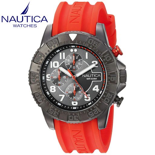 Reloj discount nautica rojo