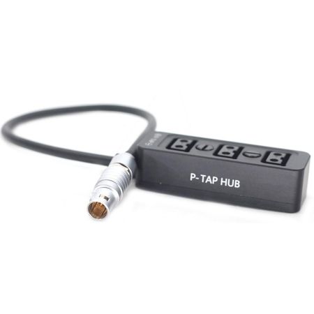 DigitalFoto Solution Limited Power Splitter Cable with 6-Pin LEMO 14.8V Output to D-Tap (11.8