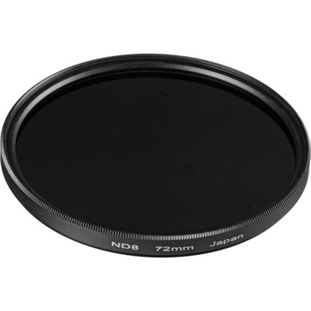 Filtro ND General Brand (72mm, 3 Paradas) - Densidad Óptica 0.9, Construcción de Vidrio, Roscas Fron 1205955-REG