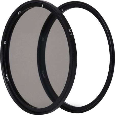 Filtro Polarizador CPL Magnético Urth Plus+ (52mm) - Bisel Ultra Delgado de Magnalium, Cambio Rápido 1748911-REG