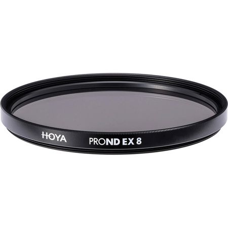 Filtro Hoya ProND EX ND (77mm, 3 Paradas) - Densidad Óptica 0.9, Roscas Delantera y Trasera, Filtro 1696395-REG