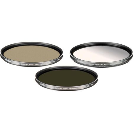 Filtro de Densidad Neutra Tiffen 67mm Digital HT - Kit ND 0.6, ND 1.2 y Graduado, Alta Transmisión, 747196-REG