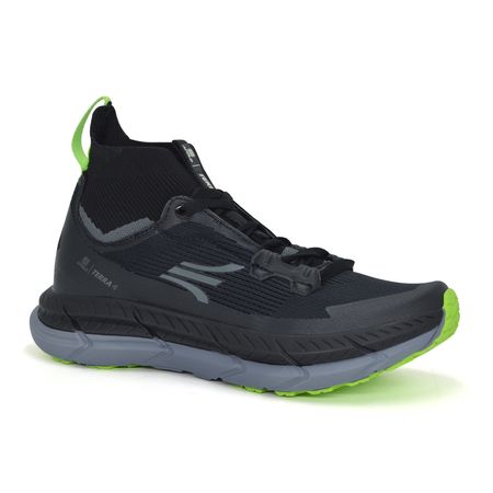 Zapatilla Botin Outdoor Hombre AH24-14Q4 NEGRO/GRIS 41