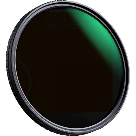 Filtro ND Variable K&F Concept (52mm, 5 a 9 Pasos) - Densidad Óptica 1.5 a 2.7, Multicapa de 28 Capa 1683453-REG