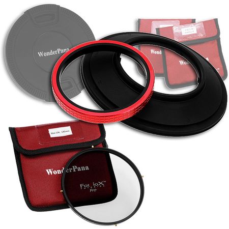 FotodioX WonderPana 145 Core Unit para Lente Canon 14mm con Filtro Polarizador Circular de 145mm 1212496-REG