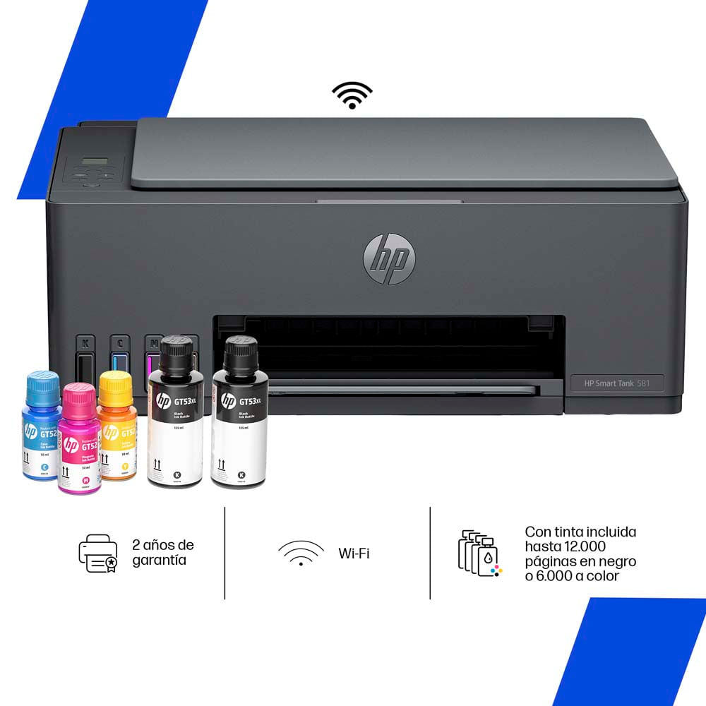 Impresora HP Smart Tank 581 Negro