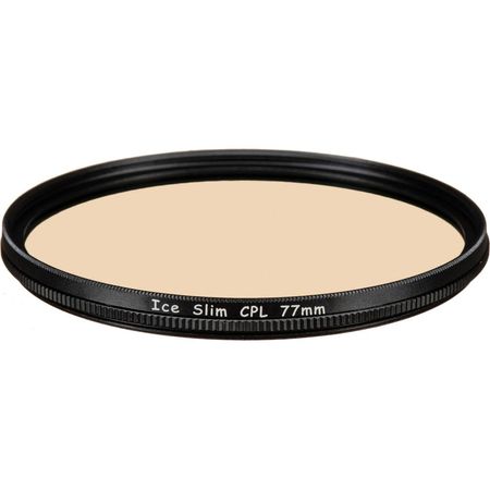 Filtro Polarizador Circular Ice 77mm - 2x Factor de Filtro, +1 Stop, Reduce Reflejos y Brillos, Aume 1508244-REG