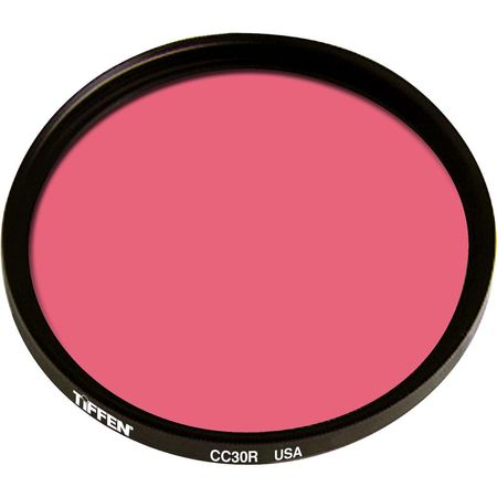 Filtro Rojo Tiffen CC30R de 86mm con Tecnología ColorCore y Filtro de Compensación de Color 85301-REG