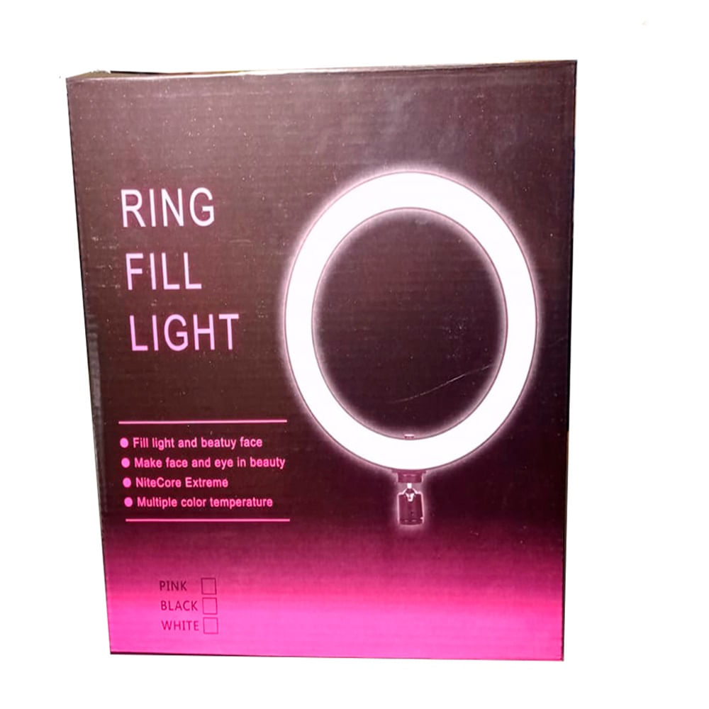 Aro De Luz Led 26cm C/ Soporte Para Celular - Foto Selfie