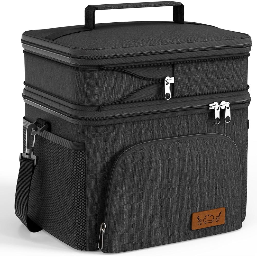 LONCHERA 2 NIVELES DE 14L HOTOR | NEGRO