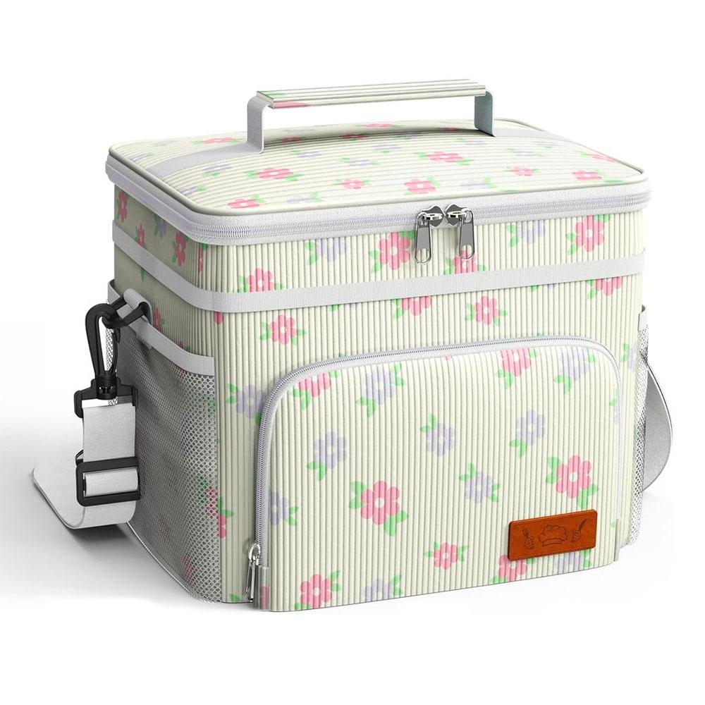 LONCHERA 1 NIVEL DE 9L HOTOR | BEIGE FLOWER