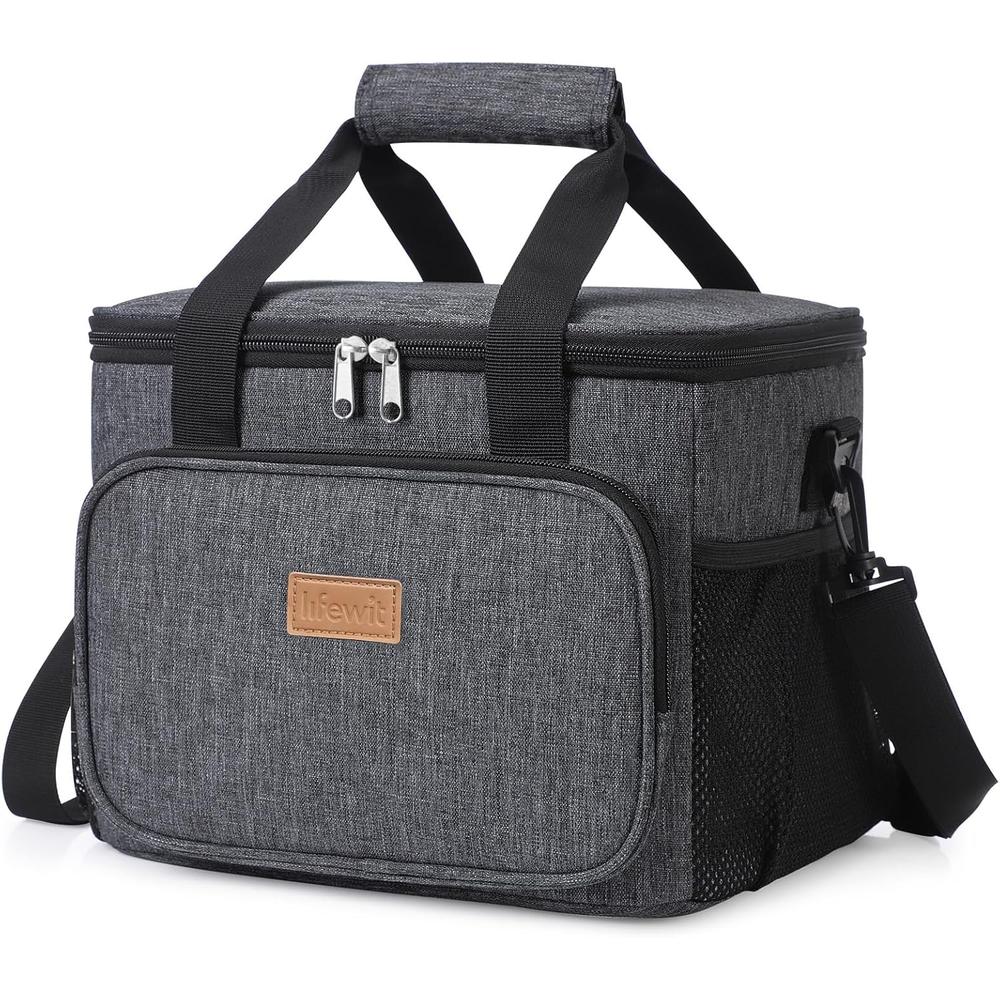 LONCHERA GRANDE DE 15L LIFEWIT | GRIS OSCURO