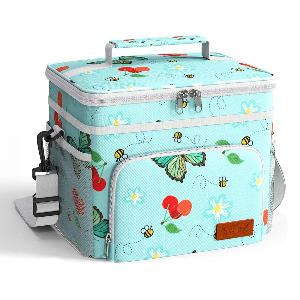 LONCHERA 1 NIVEL DE 9L HOTOR | FLOR VERDE