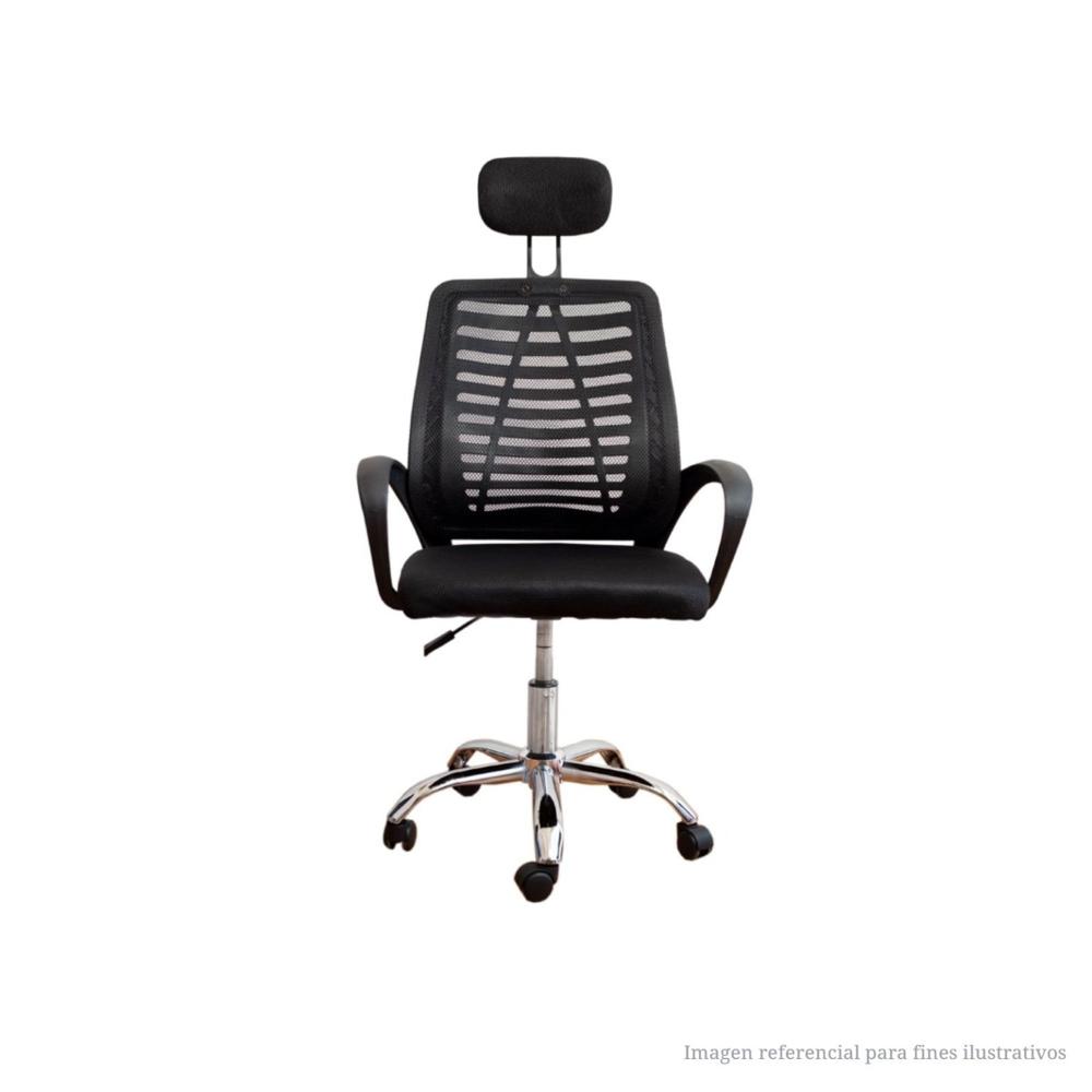 Silla Ergonómica de Oficina con Cabecera y Respaldo