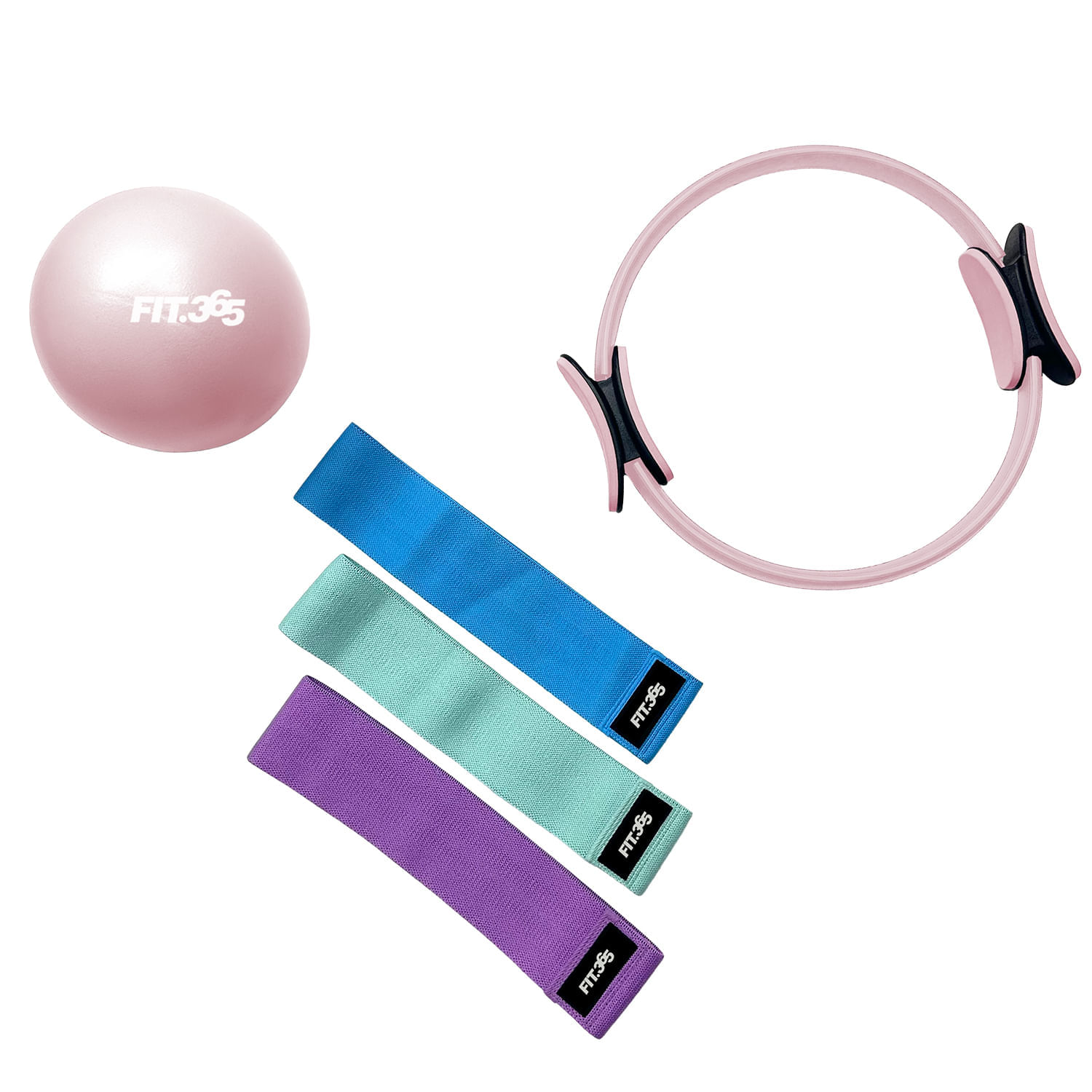 Set De Pilates Fit.365 Rosa