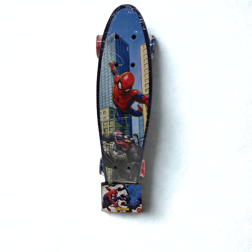 Skate Spiderman 22" Azul