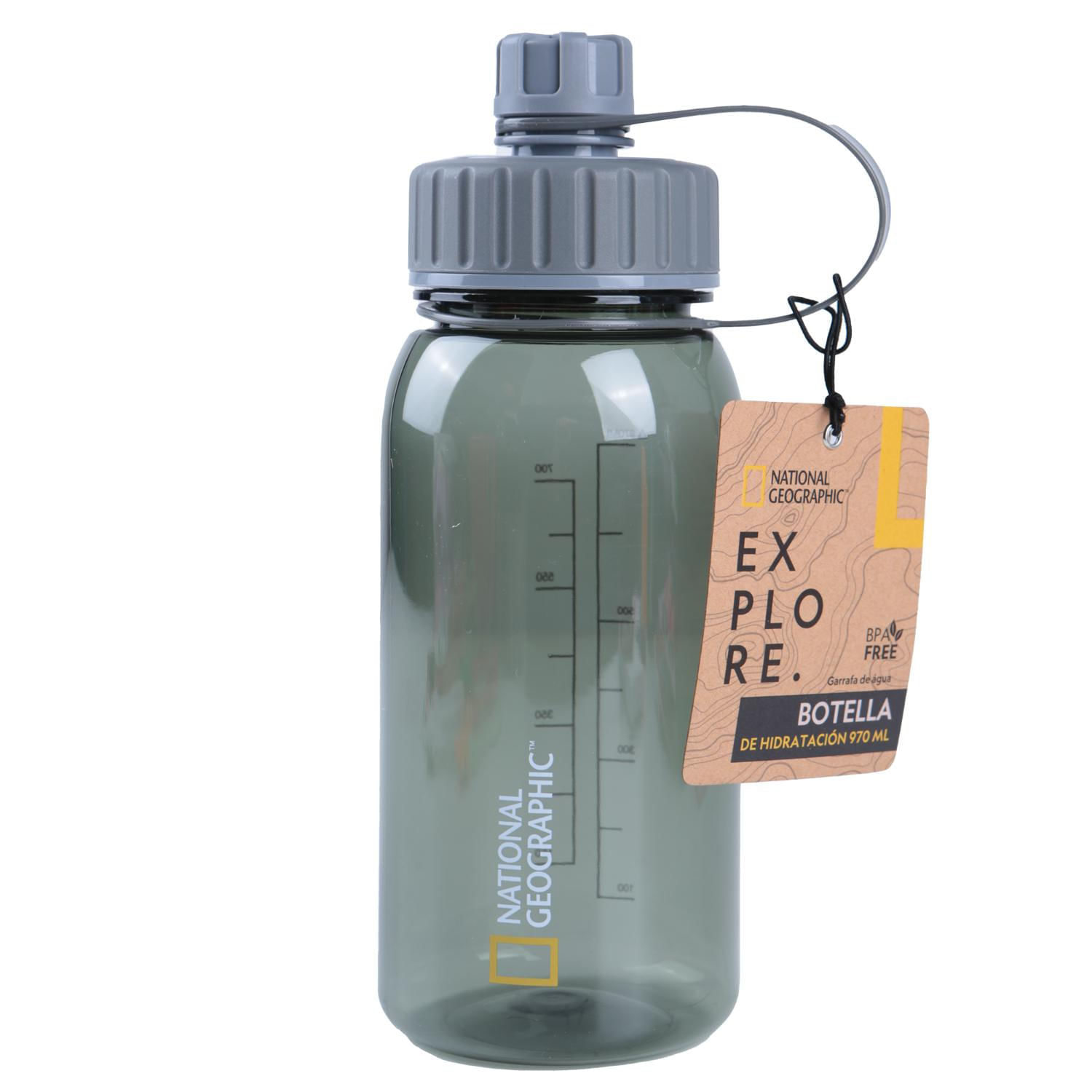 Botella Hidratación 970Ml National Geographic Bpng20 Negro