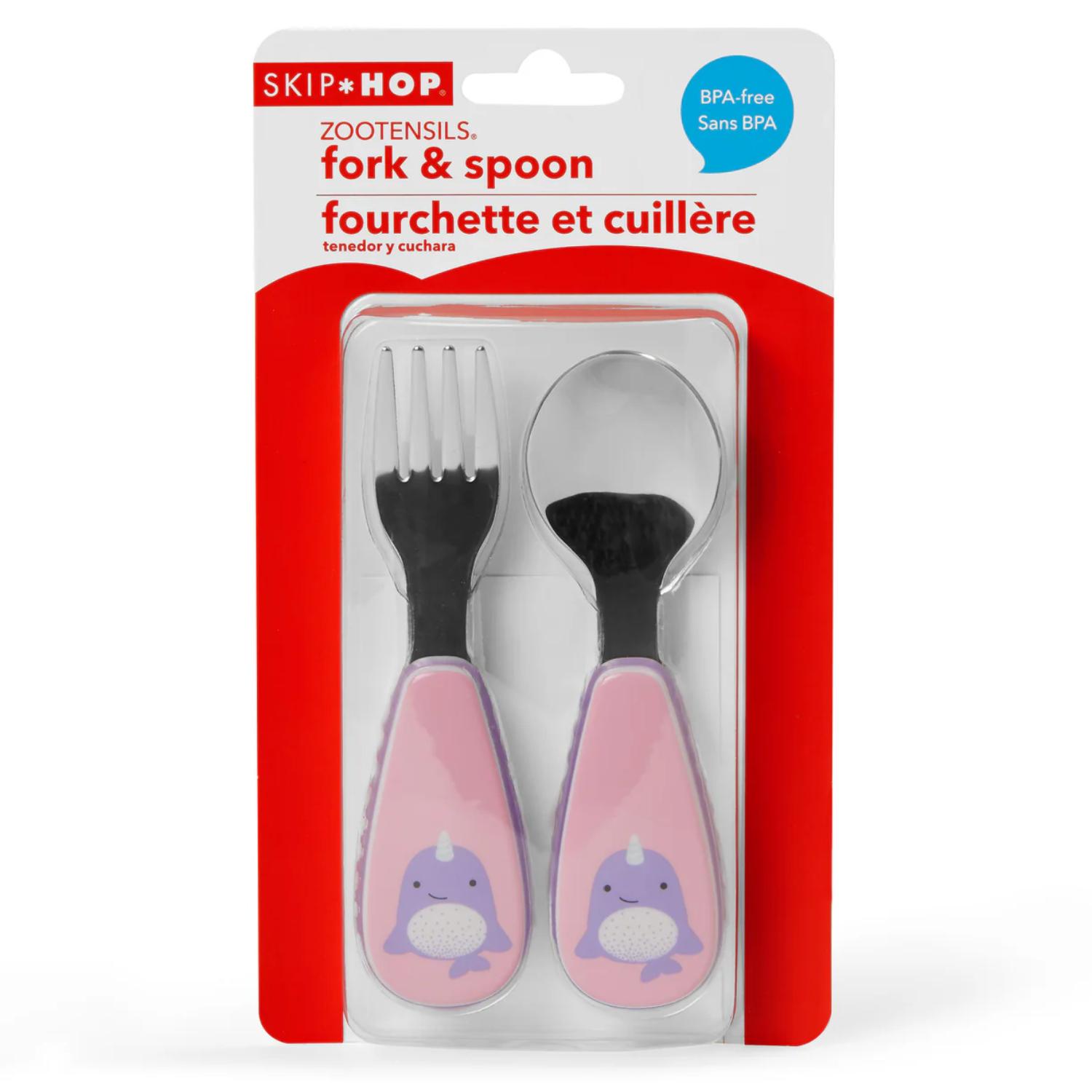 Set Cuchara Y Tenedor Skip Hop Narval