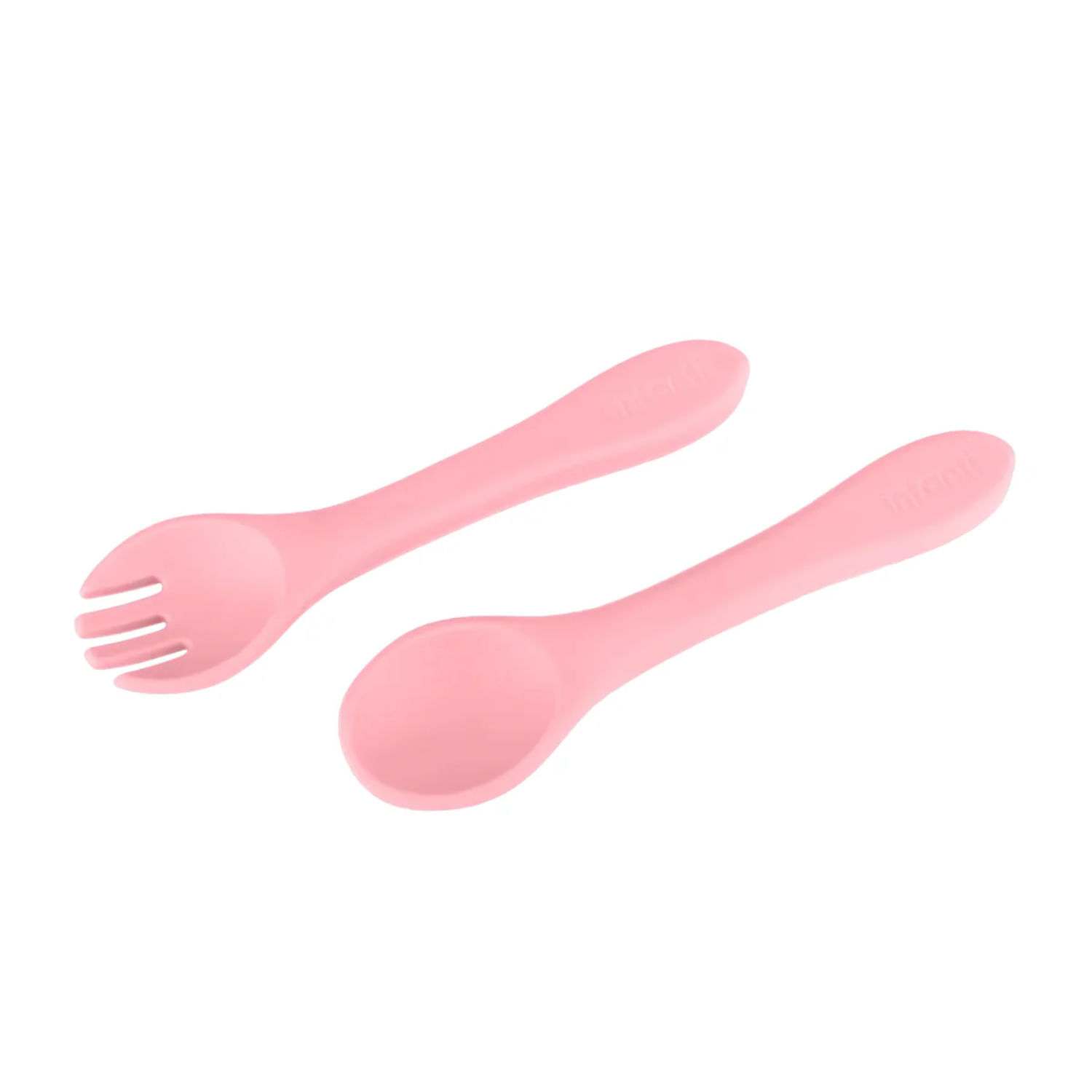 Set Cubiertos De Silicona Infanti Niña