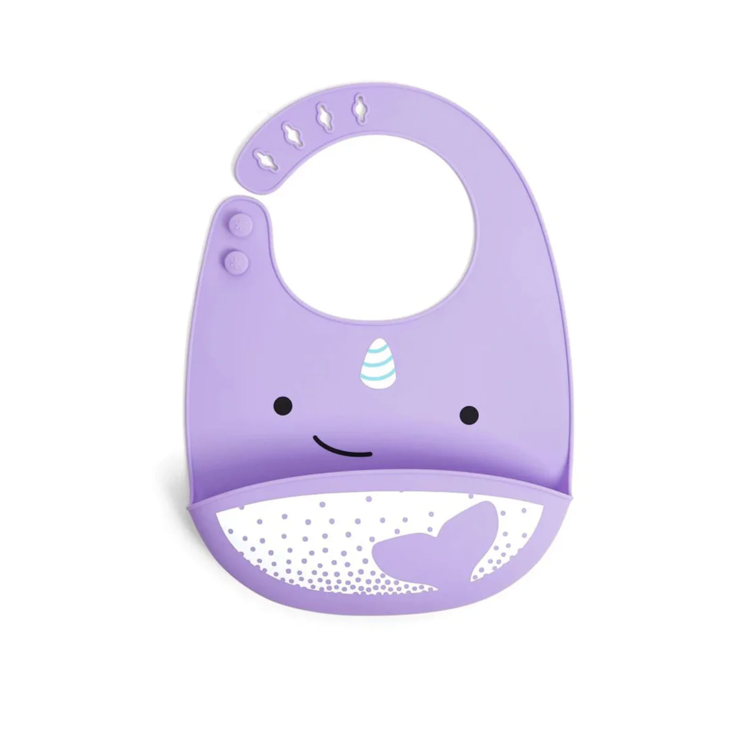 Babero De Silicona Skip Hop Narwhal