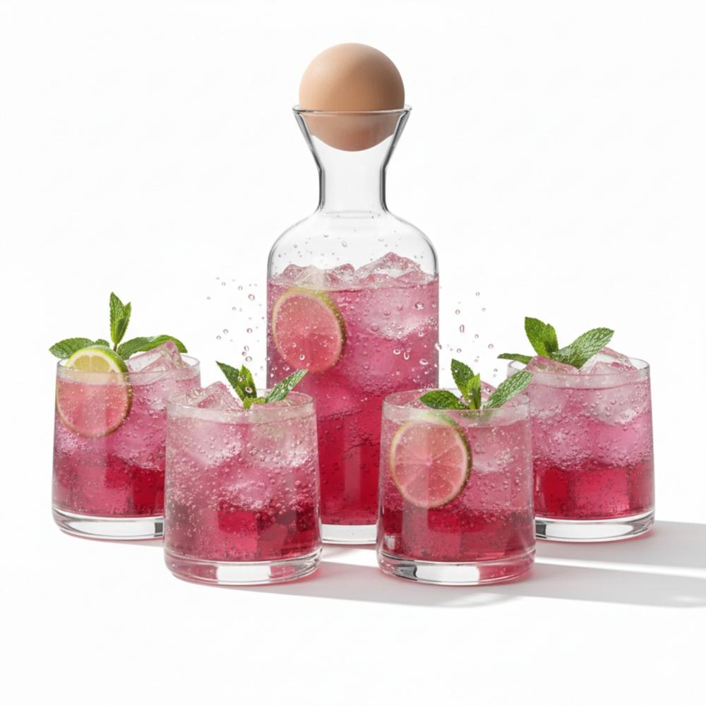 Set 7 Piezas - Jarra y Vasos de Diseño Moderno Francis