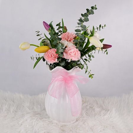 Arreglo floral esmeralda - Florero - San valentin