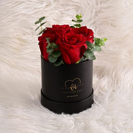 Mini box de rosas rojas - San valentin