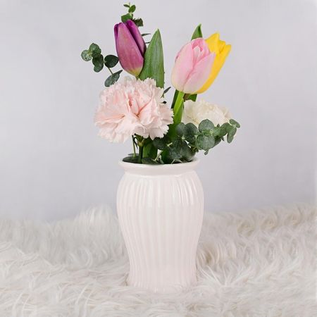 Florero de 3 tuliopanes - San valentin