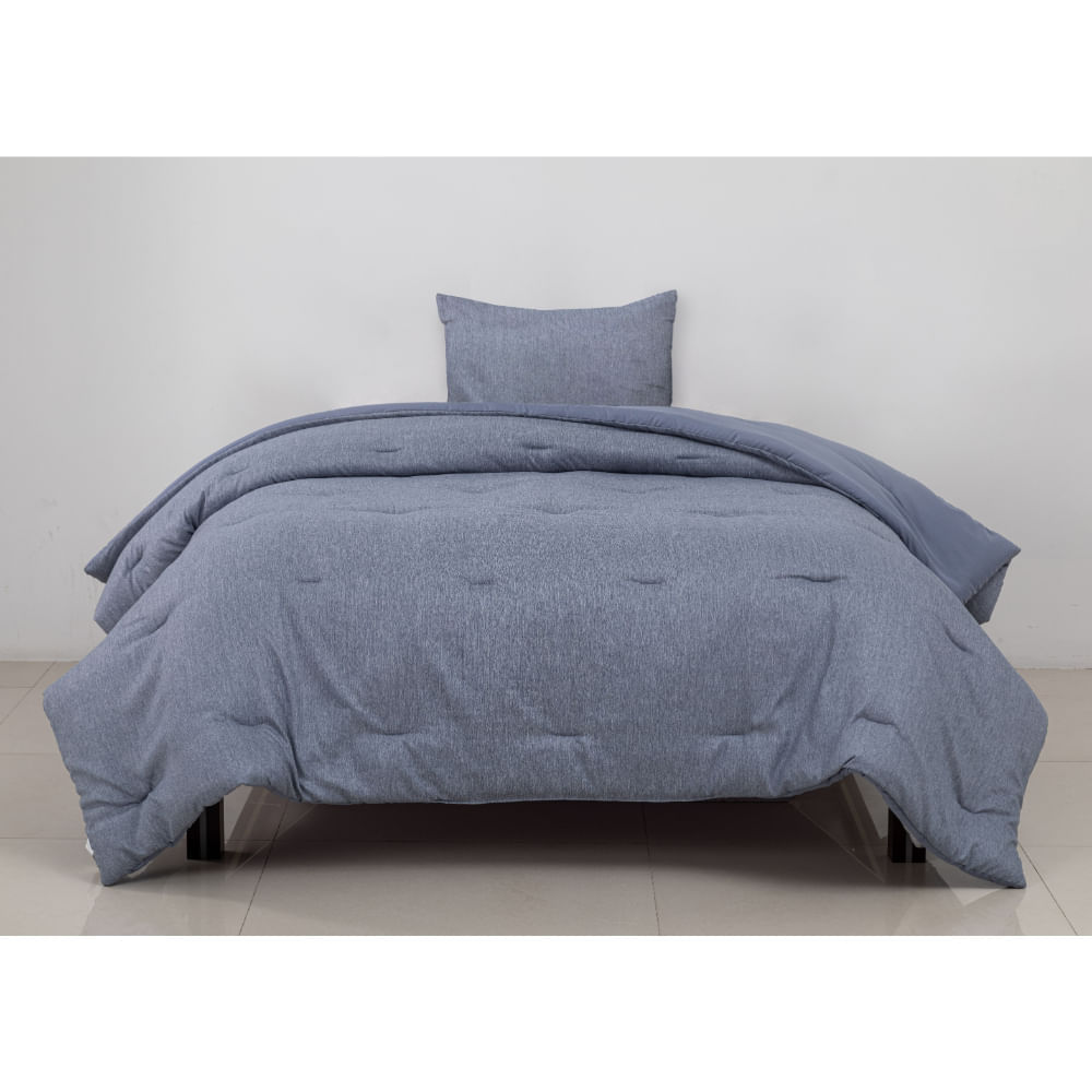 Edredon Pv26 Melange Lila 1.5 Plazas