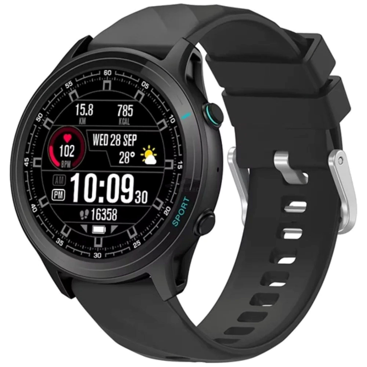 SMARTWATCH KUMI GW5 FIT-AI-CHAT GPT NEGRO