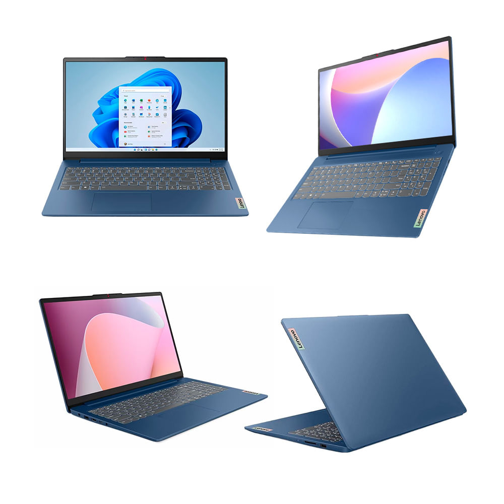 Laptop Lenovo IdeaPad Slim 3 15.6 Core i5-12450H Azul - 83ER001DLM
