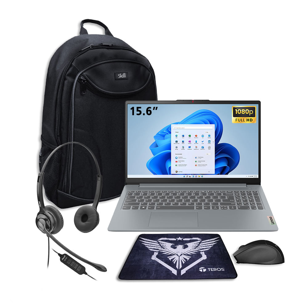 Laptop Lenovo IdeaPad Slim 3 15.6 FHD Core i5-12450H 16GB LPDDR5 512GB SSD - 83ER00N8LM