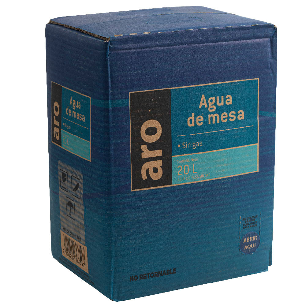 Agua sin Gas ARO Caja 20L