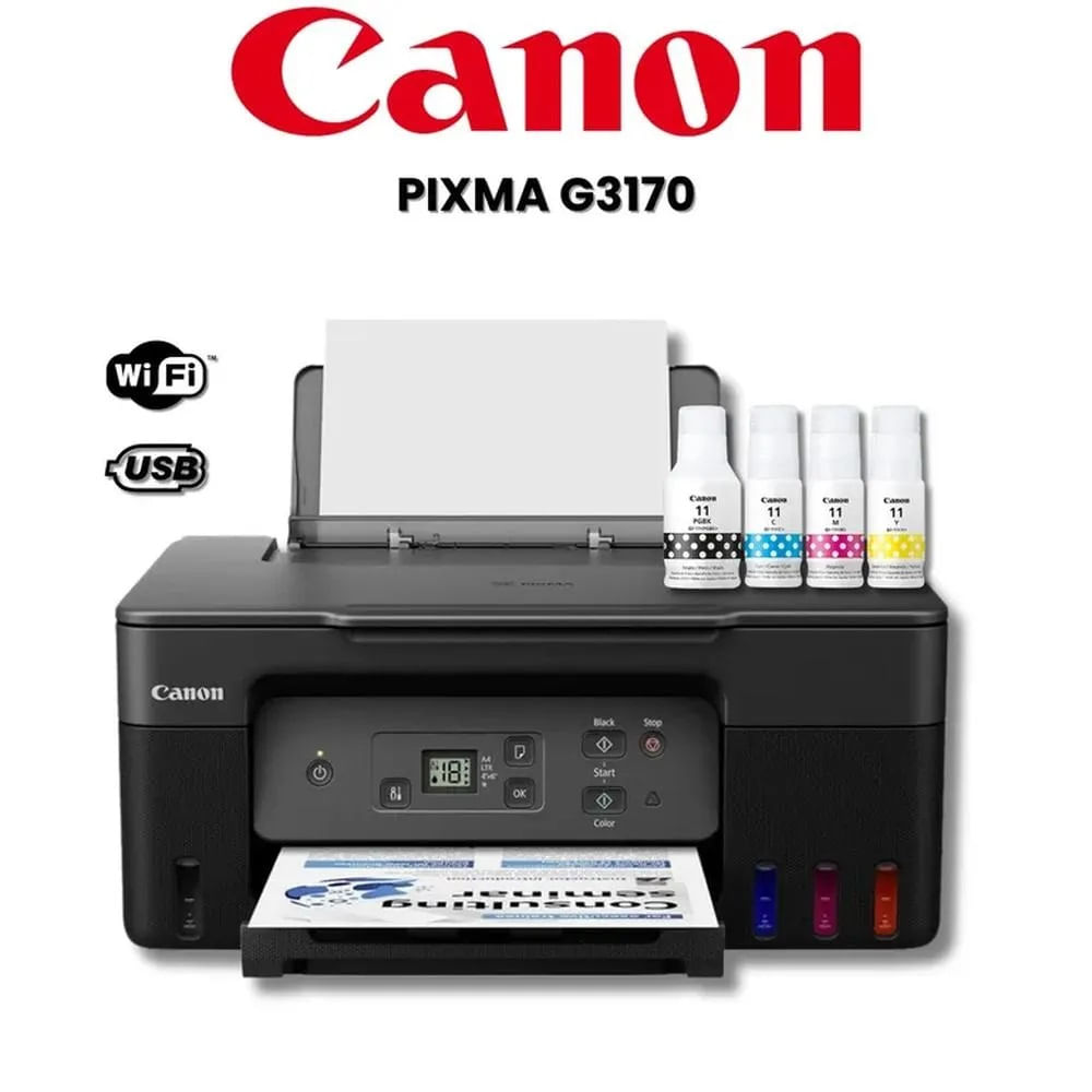 IMPRESORA MULTIFUNCIONAL CANON PIXMA G3170 WIFI