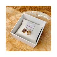Aretes Pendientes Mujer Modelo Mirtha - Dorado