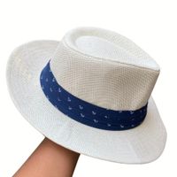 Sombrero Fedora Hombre Modelo Panama Sailor - Ivory Ivory Talla única