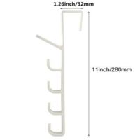 Colgador Para La Puerta Baño Dormitorio - Blanco