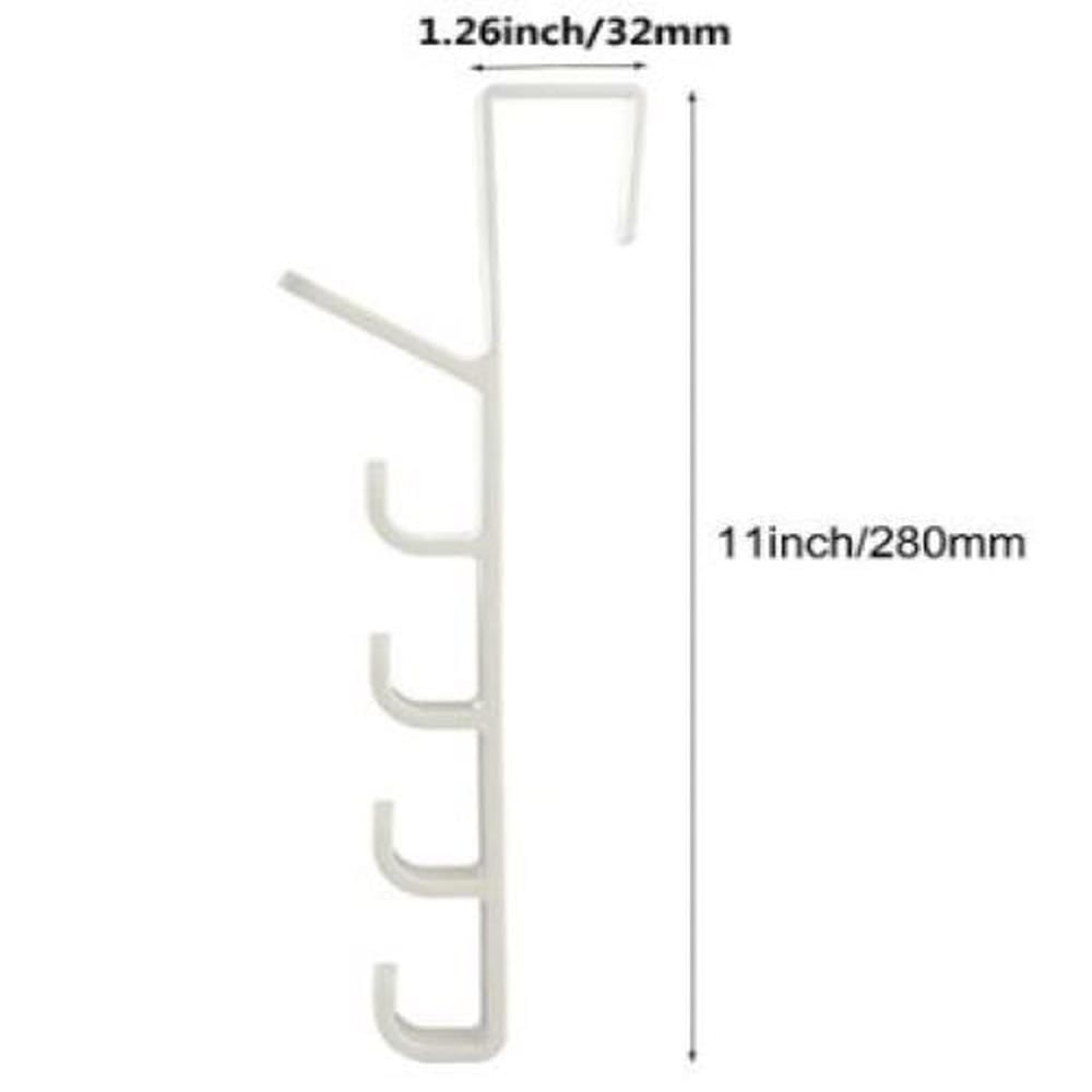 Colgador Para La Puerta Baño Dormitorio - Blanco