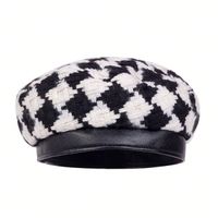 Boina Mujer Estilo Francesa Lily - Negro