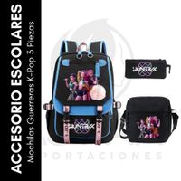 Mochilas Guerreras K-Pop 3 Piezas