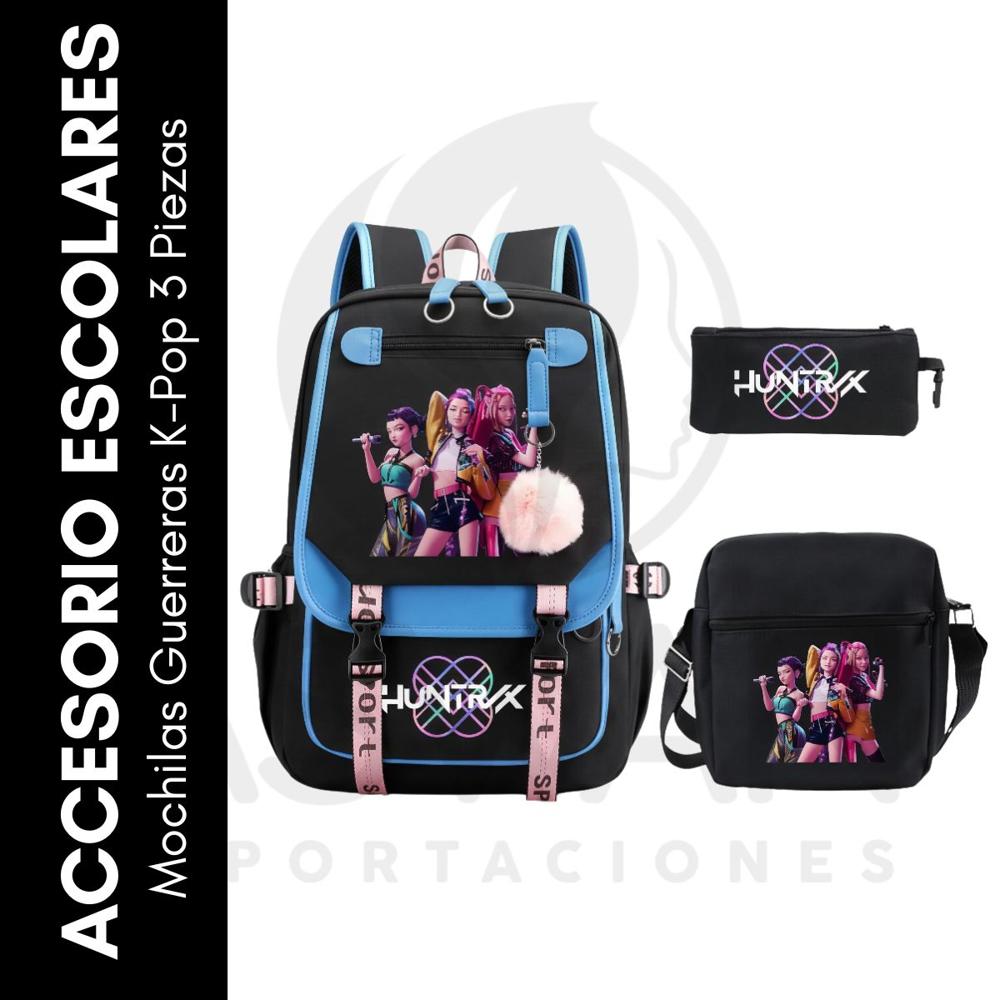 Mochilas Guerreras K-Pop 3 Piezas
