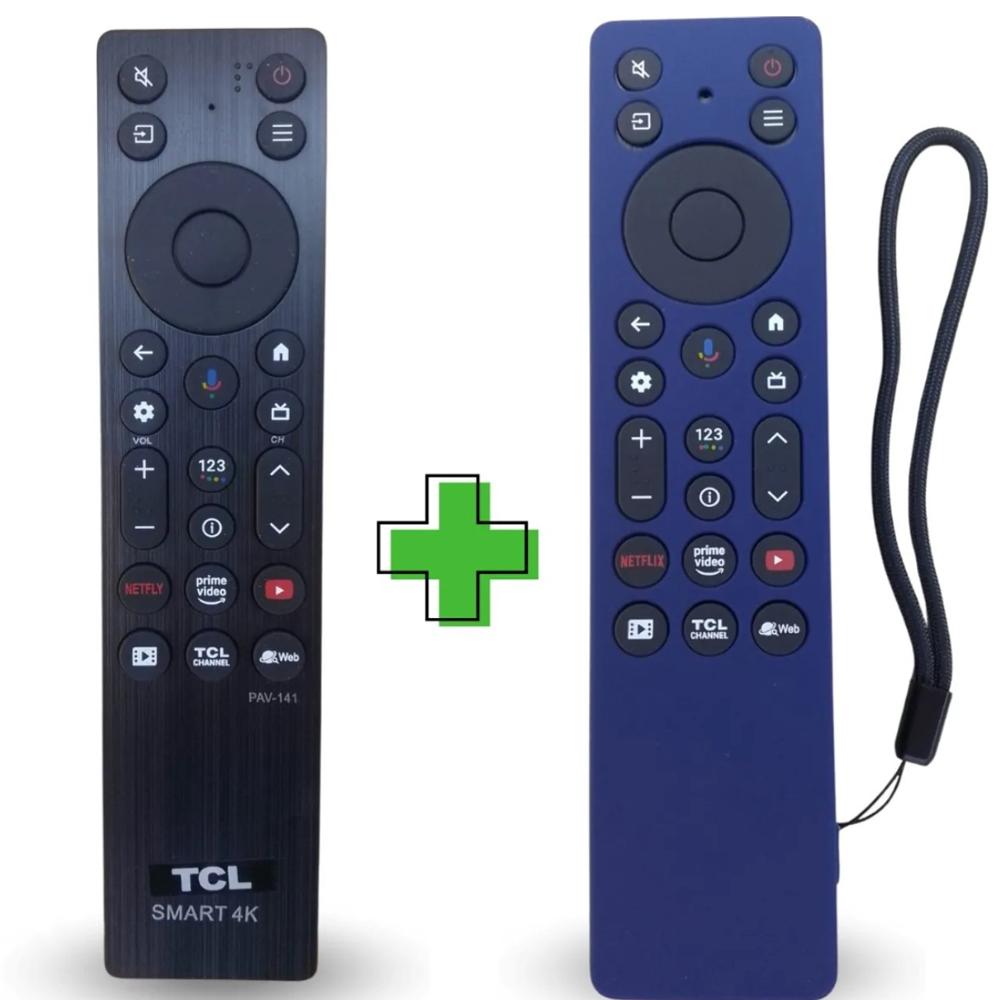 Control Remoto para Tcl Smart Modelo 2025  Funda Azul Marino