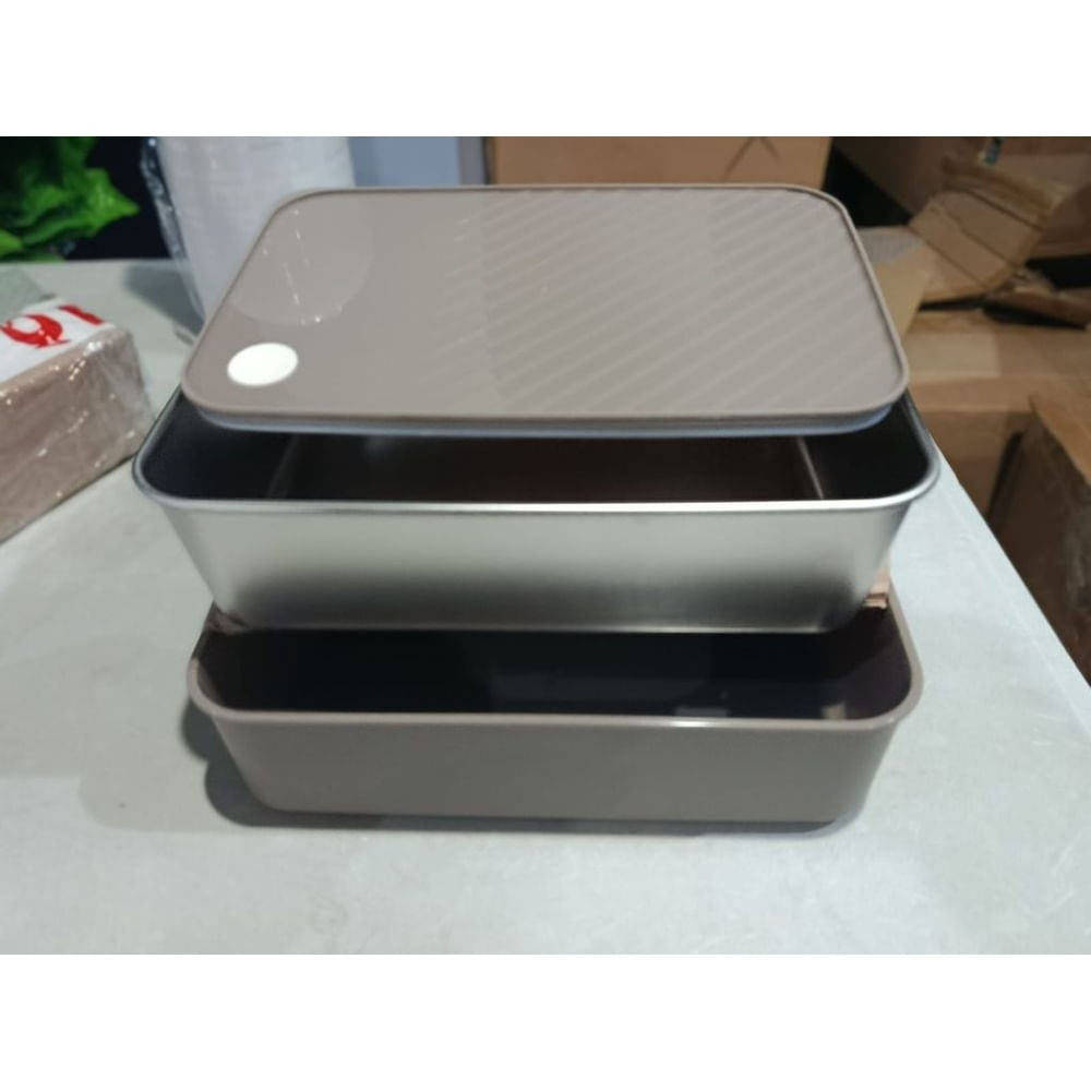 Contenedor de Alimentos Doble Base