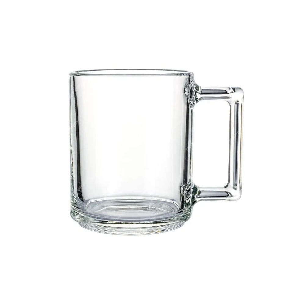 Juego de 6 Tazas de Asa Cuadradas 225 ml