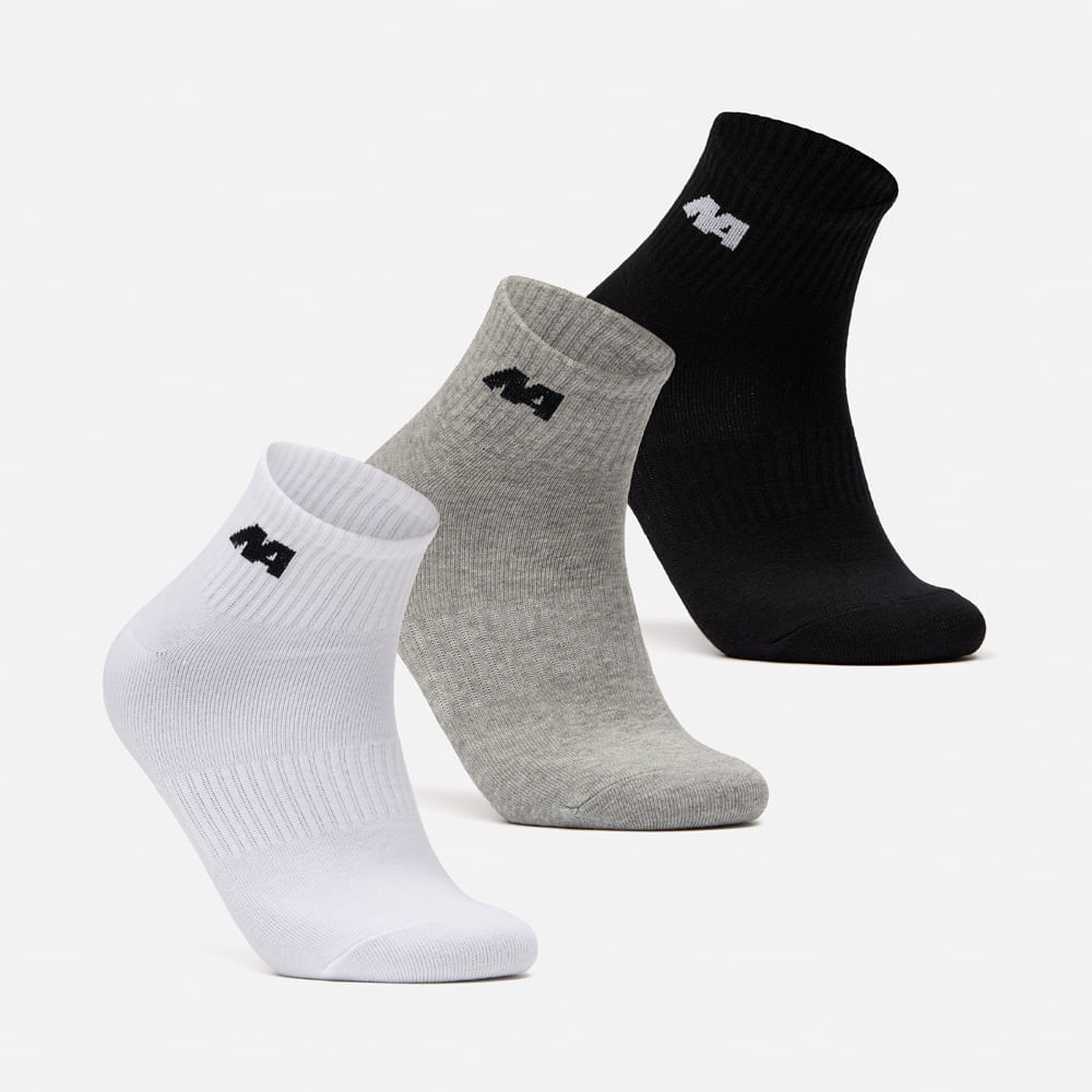 Medias New Athletic 099-0102 para Hombre ST Blanco