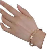 Brazalete Cristales Dorado Rosa Gold Rose Mujer Pulsera Regalo Genieka Dorado