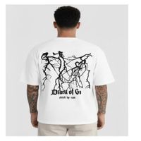 POLO CASUAL OVERSIZE  HOMBRE BLANCO