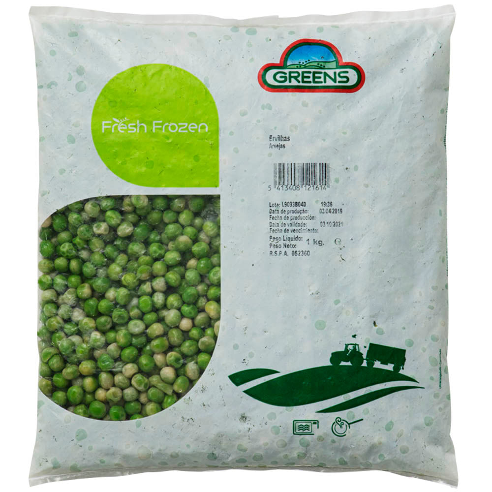 Arverja Congelada GREEN FOOD Bolsa 1kg